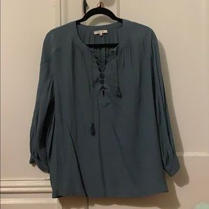 Blue Madewell Blouse!